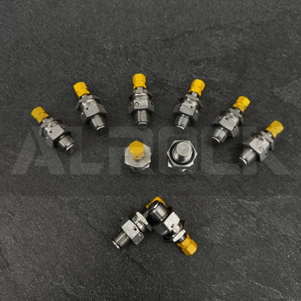 Material detail of gas valve 80759069 with heat-treated alloy steel body, engineered to withstand 35 MPa pressure in harsh drilling environments