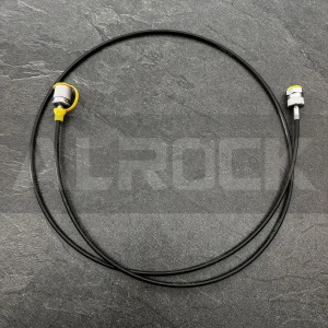 C1200020471 Pressure Gauge Line for Rock Drill Jumbos – 350 bar Pressure Rating, 6mm OD Stainless Steel Tubing with 37° Flare Fittings