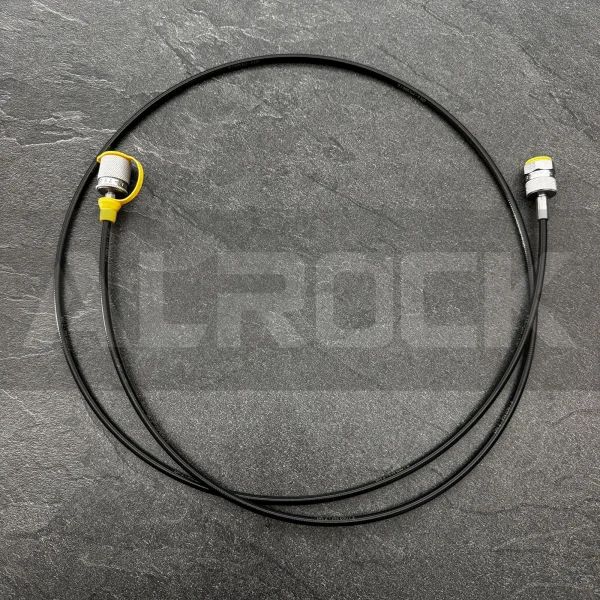 C1200020471 Pressure Gauge Line for Rock Drill Jumbos – 350 bar Pressure Rating, 6mm OD Stainless Steel Tubing with 37° Flare Fittings
