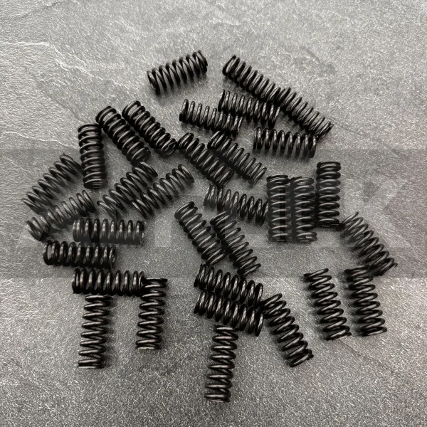 51CrV4 spring steel construction | 3mm wire diameter | 12mm outer diameter | Shot-peened surface for fatigue resistance