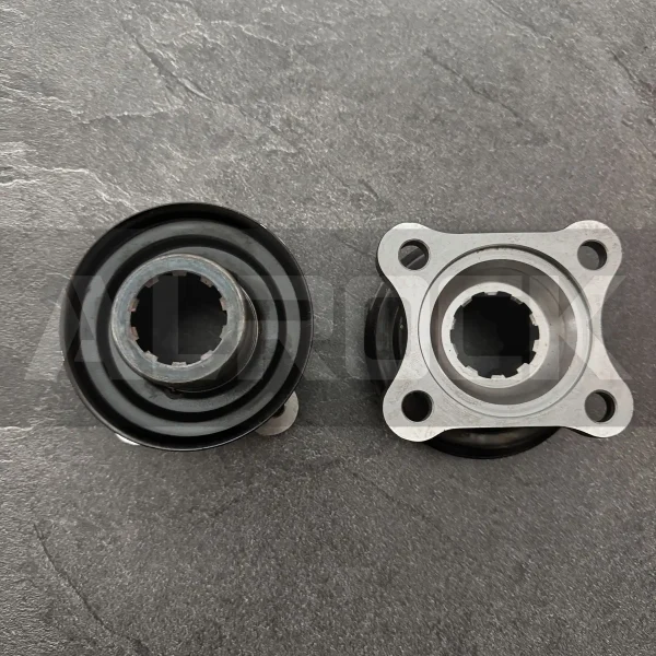 GGG40 ductile iron | Induction-hardened (5mm depth) | 400MPa tensile strength (EN 1563)