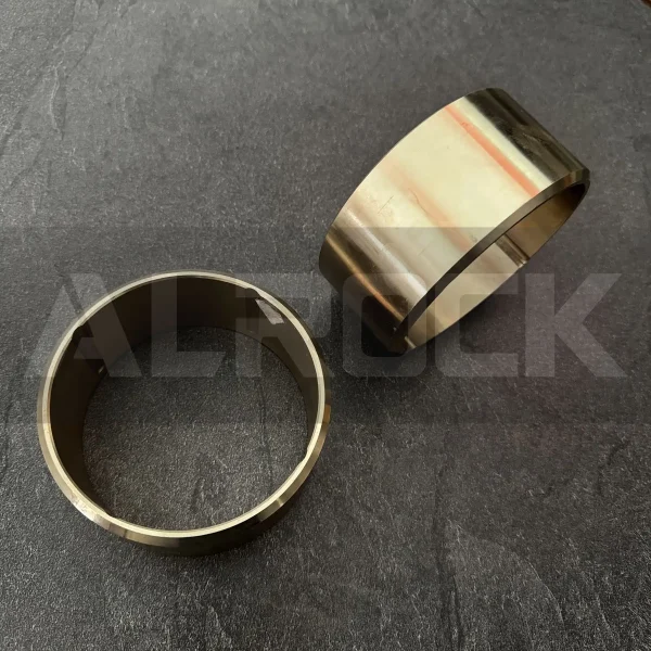 42CrMo4 alloy steel | Induction-hardened surface (HRC50-55) | 3-4mm hardened layer depth