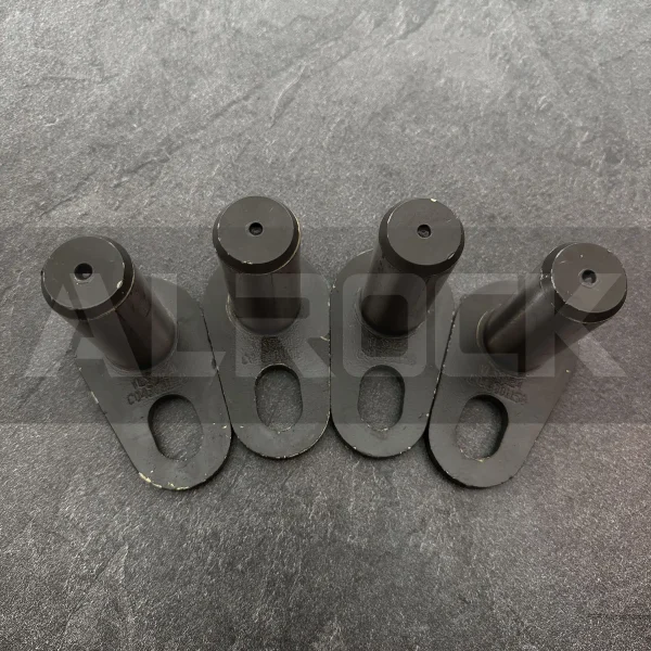 42CrMo4 alloy steel | Induction-hardened (3-4mm depth) | HRC50-55 surface, HRC30-35 core
